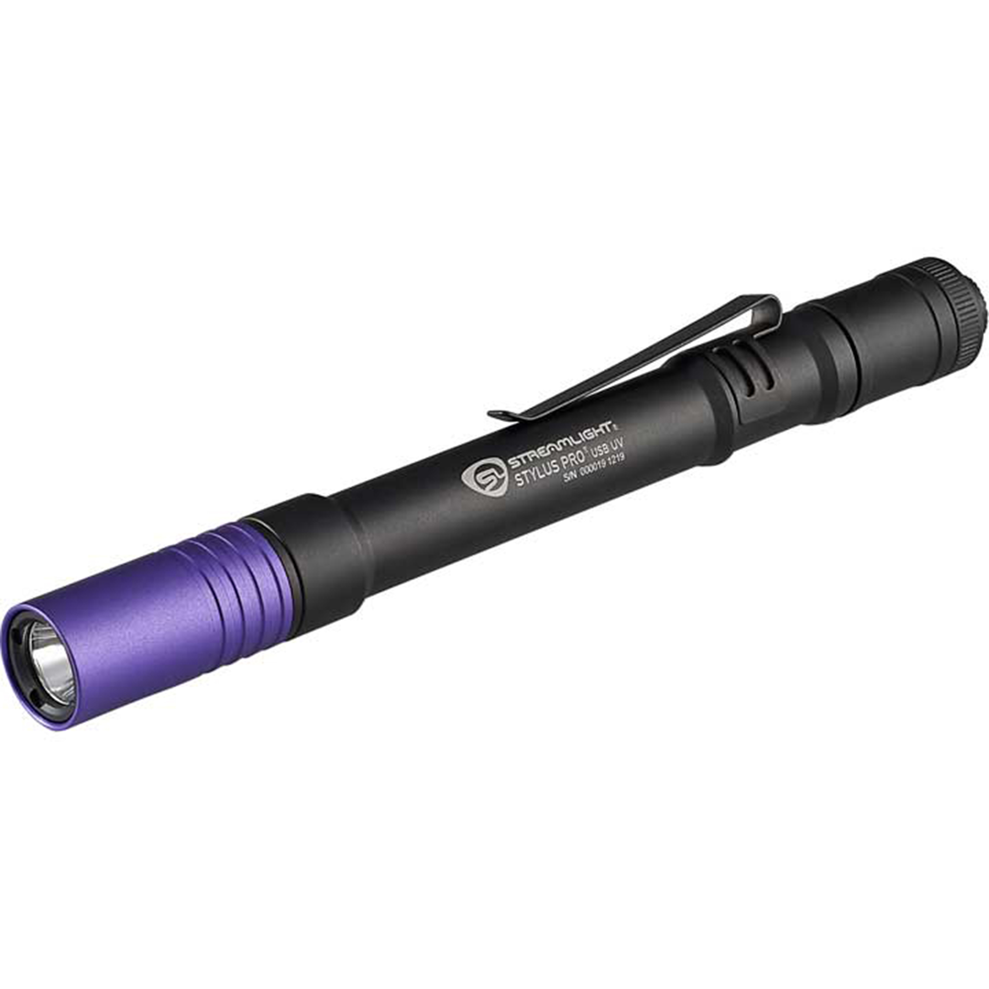 Streamlight Stylus Pro USB UV Penlight — 400nm, 250mW Output, Rechargeable, Aluminum, Nylon Holster, Model# SLI66149